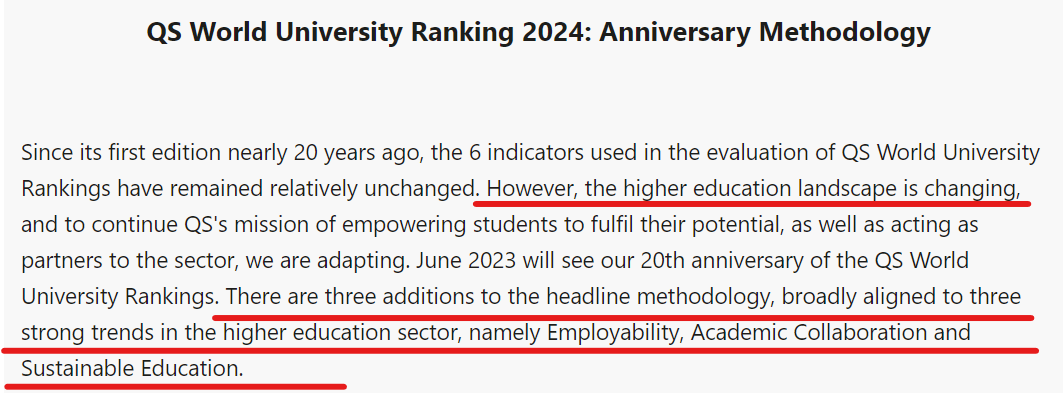 2024QS排名指标大变动，世界大学或将大洗牌，英国大学排名将上升？1
